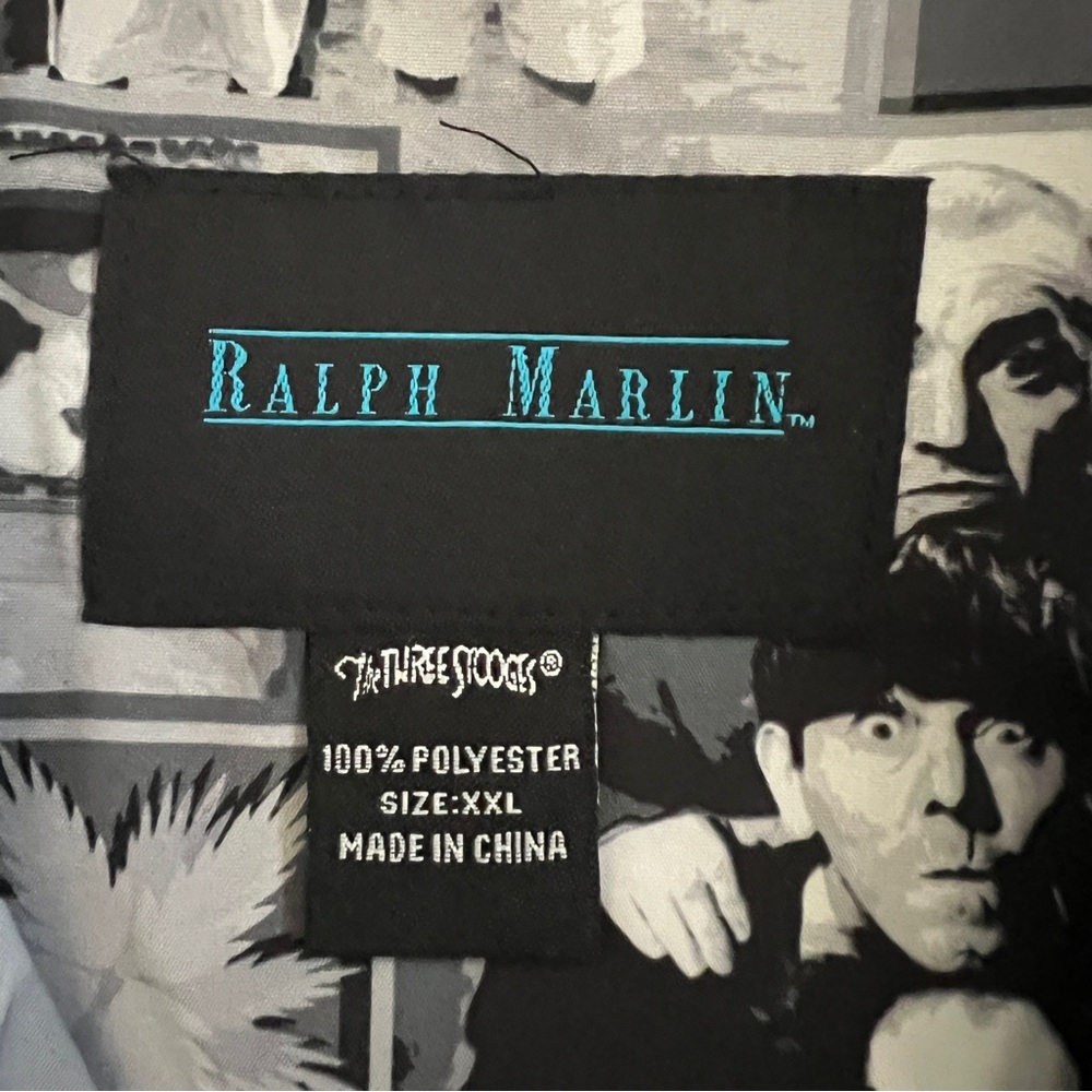 Ralph Marlin The Three Stooges Button-Down Shirt - Picture 3 of 3